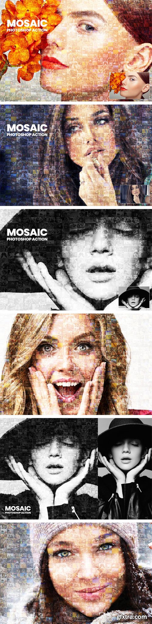 Mosaic Photoshop Actions