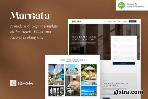 ThemeForest - Marriata v1.0.0 - Hotel & Resort Elementor Template Kit - 31332102