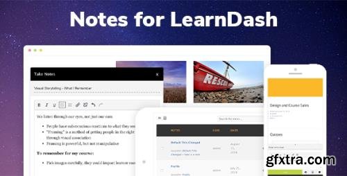 SnapOrbital - Notes for LearnDash v1.6.7 - Take Notes on Any LearnDash Course, Lesson or Topic