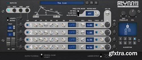 Inphonik RYM2612 Iconic FM Synthesizer v1.0.6