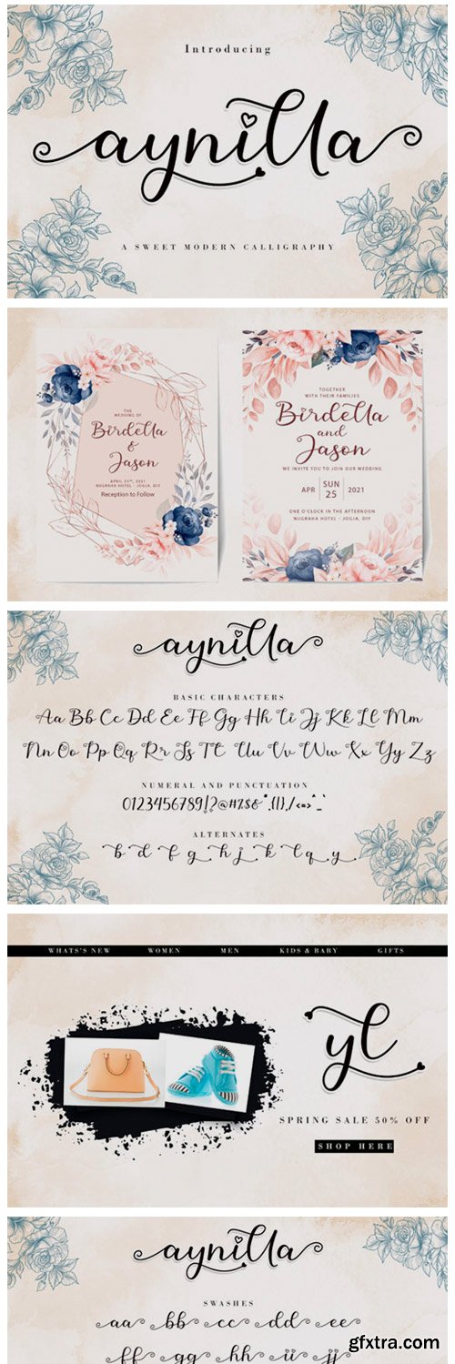 Aynilla Font