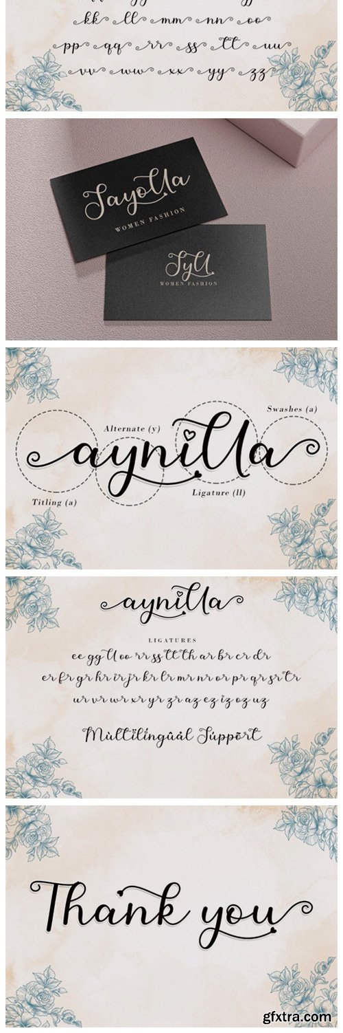 Aynilla Font