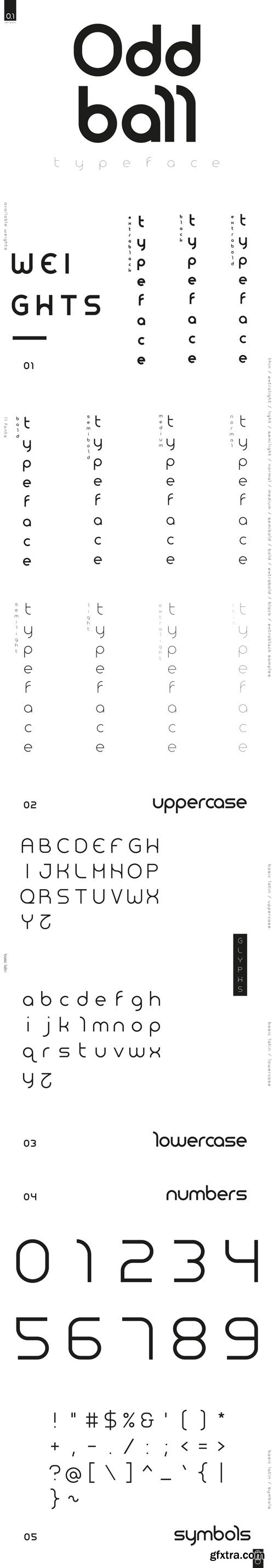 Oddball Typeface - Font
