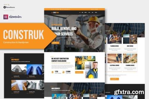 ThemeForest - Construk v1.0.0 - Construction Elementor Template Kit - 31347389