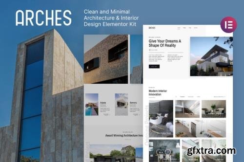 ThemeForest - Arches v1.0.0 - Minimal Architecture & Interior Design Elementor Template Kit - 31336148