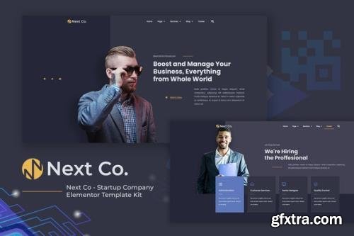 ThemeForest - Next Co v1.0.02 - Startup Company Elementor Template Kit - 31318775