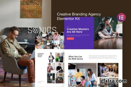 ThemeForest - Sonics v1.0.0 - Creative Branding Agency Elementor Template Kit - 31349989