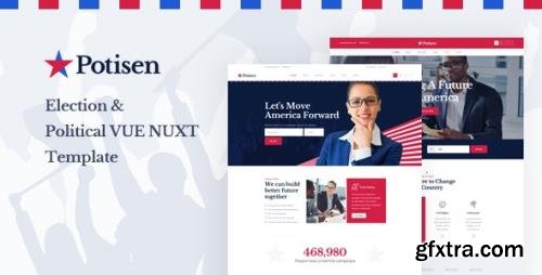 ThemeForest - Potisen v1.0 - Election Political Vue Nuxt Template - 31265274