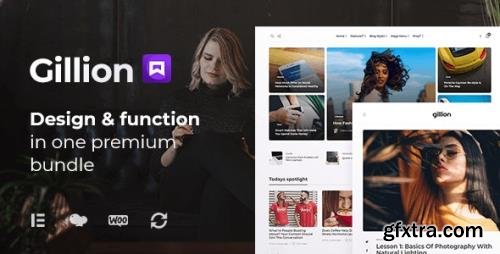 ThemeForest - Gillion v4.0.1 - Multi-Concept Blog/Magazine & Shop WordPress AMP Theme - 19470306