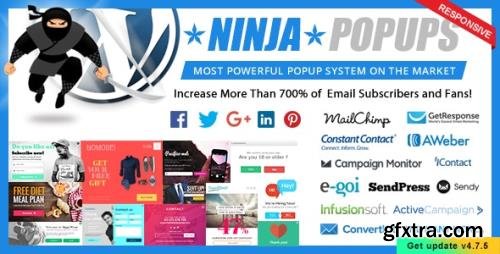 CodeCanyon - Popup Plugin for WordPress - Ninja Popups v4.7.5 - 3476479