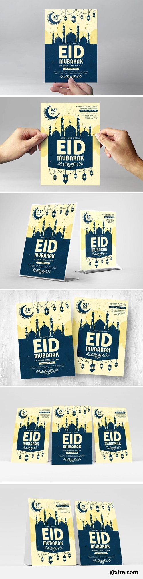 Eid Mubarak Flyer Template