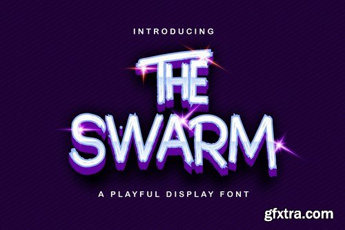 The Swarm - Playful Display Font