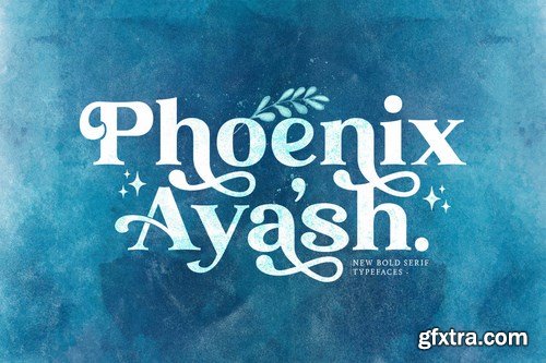 Phoenix Ayash - Bold Serif Font