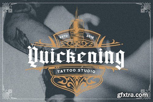 Yugitoy - Blackletter Font