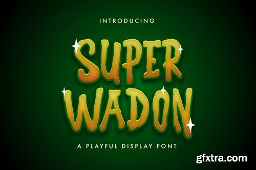 Super Wadon - Haunted Display Font