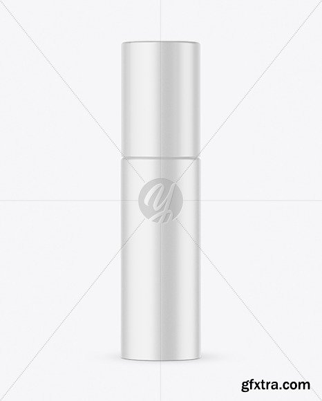 Matte Cosmetic Bottle with Pump Mockup 77159