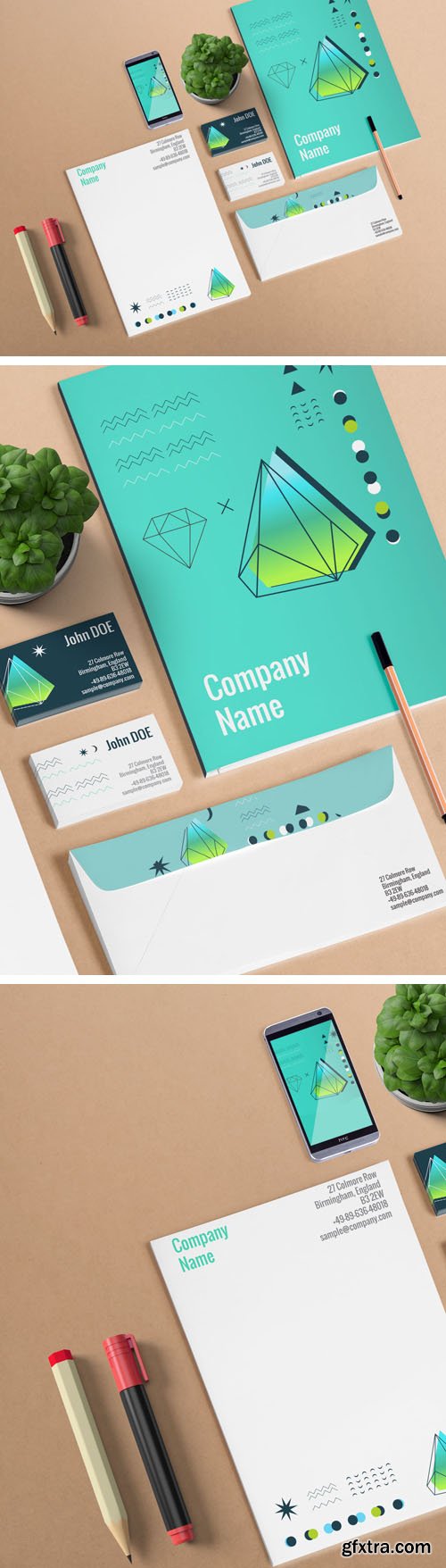 Pre Made Branding Scene PSD Mockups