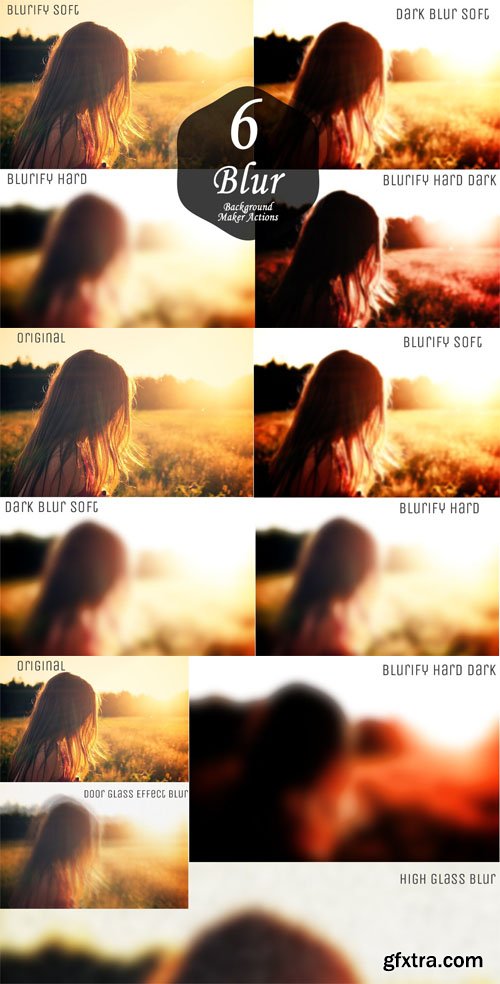 6 Blur Background Maker Photoshop Actions