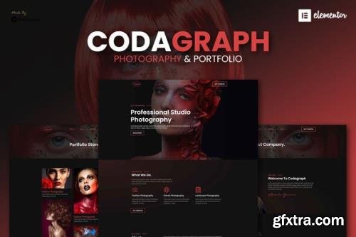 ThemeForest - Codagraph v1.0.1 - Photography & Portfolio Elementor Template Kit - 31347400