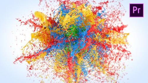 Videohive - Exploding Paint Logo Reveal – Premiere Pro