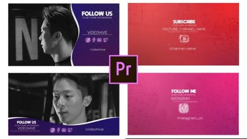 Videohive - Social Outro - Follow Pack