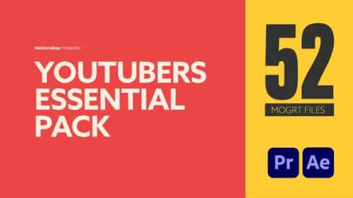 Videohive - Youtubers Essential Pack | MOGRT | Premiere pro