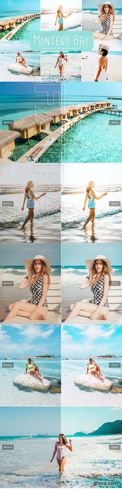 CreativeMarket - Montego Bay Pro Lightroom Presets 6013016