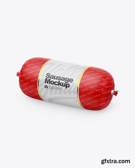 Matte Sausage Chub Mockup 79180