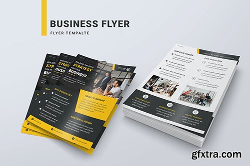 Business Strategy Flyer Design Template