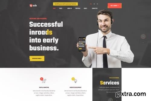 ThemeForest - Docle v1.0.1 - Digital Agency Services Template Kit - 31279054