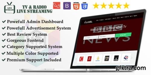 CodeSter - Live TV Channel Broadcasting Script PHP v1.0 - 6660