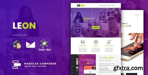 ThemeForest - Leon v1.0 - Responsive Email for Agencies, Startups & Creative Teams with Online Builder - 31284207