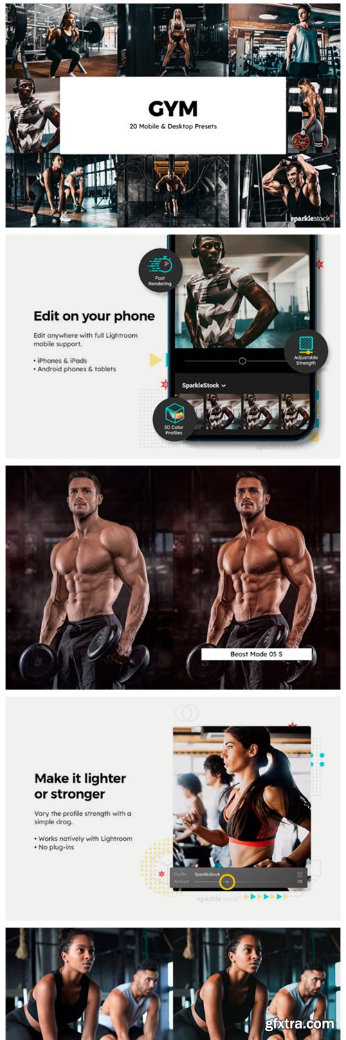 20 Gym Lightroom Presets and LUTs 8158558