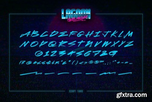 CM - Lagoon Beach &ndash; 2 in 1 Font Pack 6016044