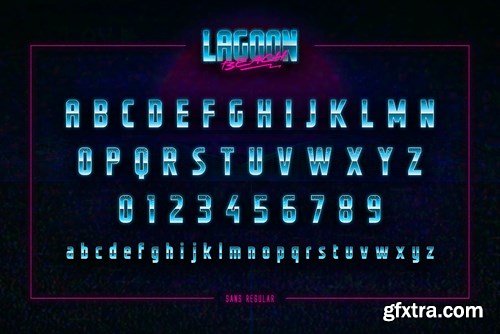 CM - Lagoon Beach &ndash; 2 in 1 Font Pack 6016044