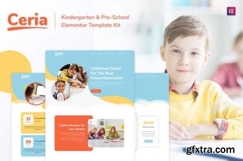 ThemeForest - Ceria v1.0.0 - Kindergarten & Pre-School Elementor Template Kit - 31351692