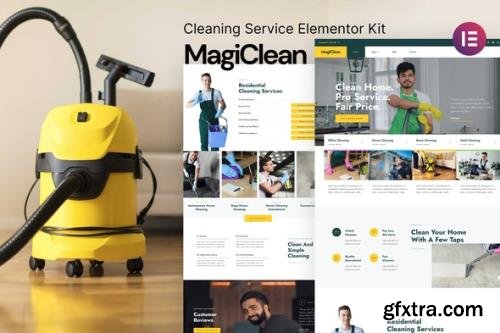 ThemeForest - Magiclean v1.0.0 - Cleaning Service Elementor Template Kit - 31398327