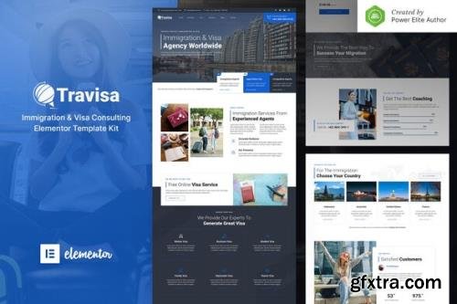 ThemeForest - Travisa v1.0.0 - Immigration & Visa Consulting Elementor Template Kit - 31422207