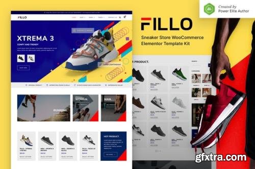 ThemeForest - Fillo v1.0.0 - Shoes & Sneakers Store WooCommerce Elementor Template Kit - 31423206