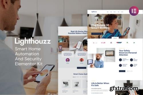 ThemeForest - Lighthouzz v1.0.0 - Smart Home & Security Elementor Template Kit - 31392056