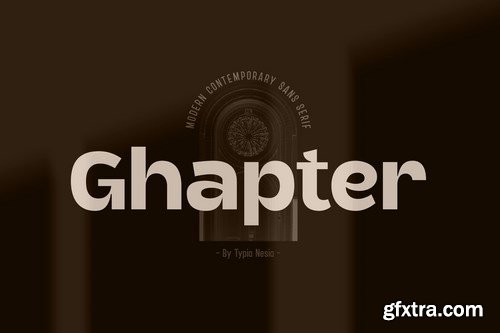 Ghapter - Modern Contemporary Sans Serif