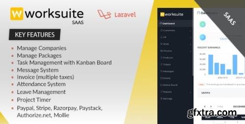 CodeCanyon - Worksuite Saas v3.9.1 - Project Management System - 23263417 - NULLED