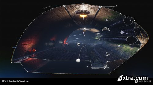 Unreal Engine – Spline Mesh Solutions