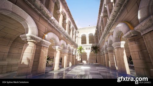 Unreal Engine – Spline Mesh Solutions