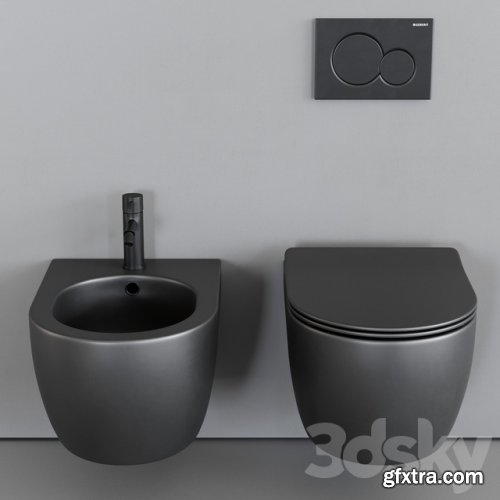 Scarabeo Ceramiche Moon Wall-Hung WC