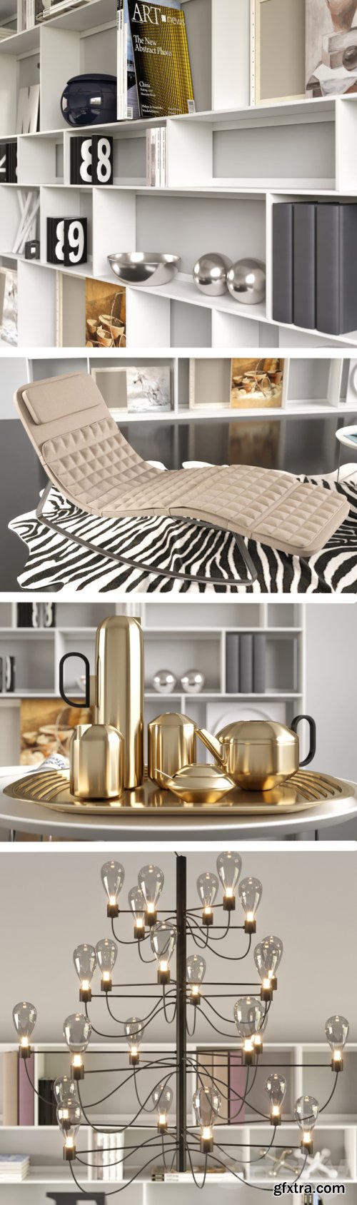 B & b Italia Decor Set 2 