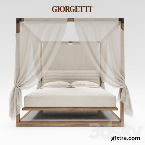 Ira Canopy bed by Giorgetti