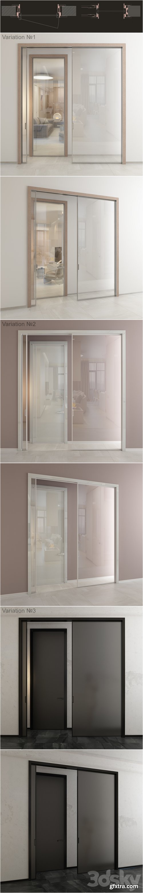 Doors - ADL Adielle - Mitika_2 - 3 variations