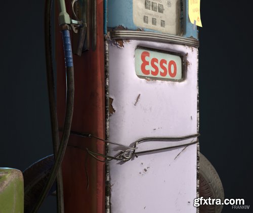 Esso gas pump