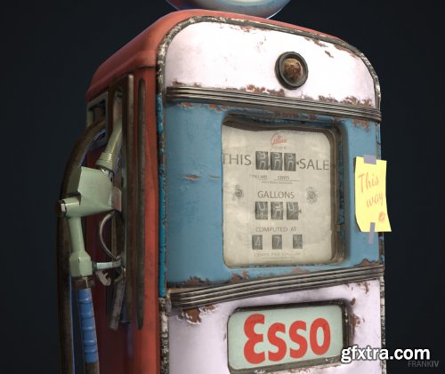 Esso gas pump